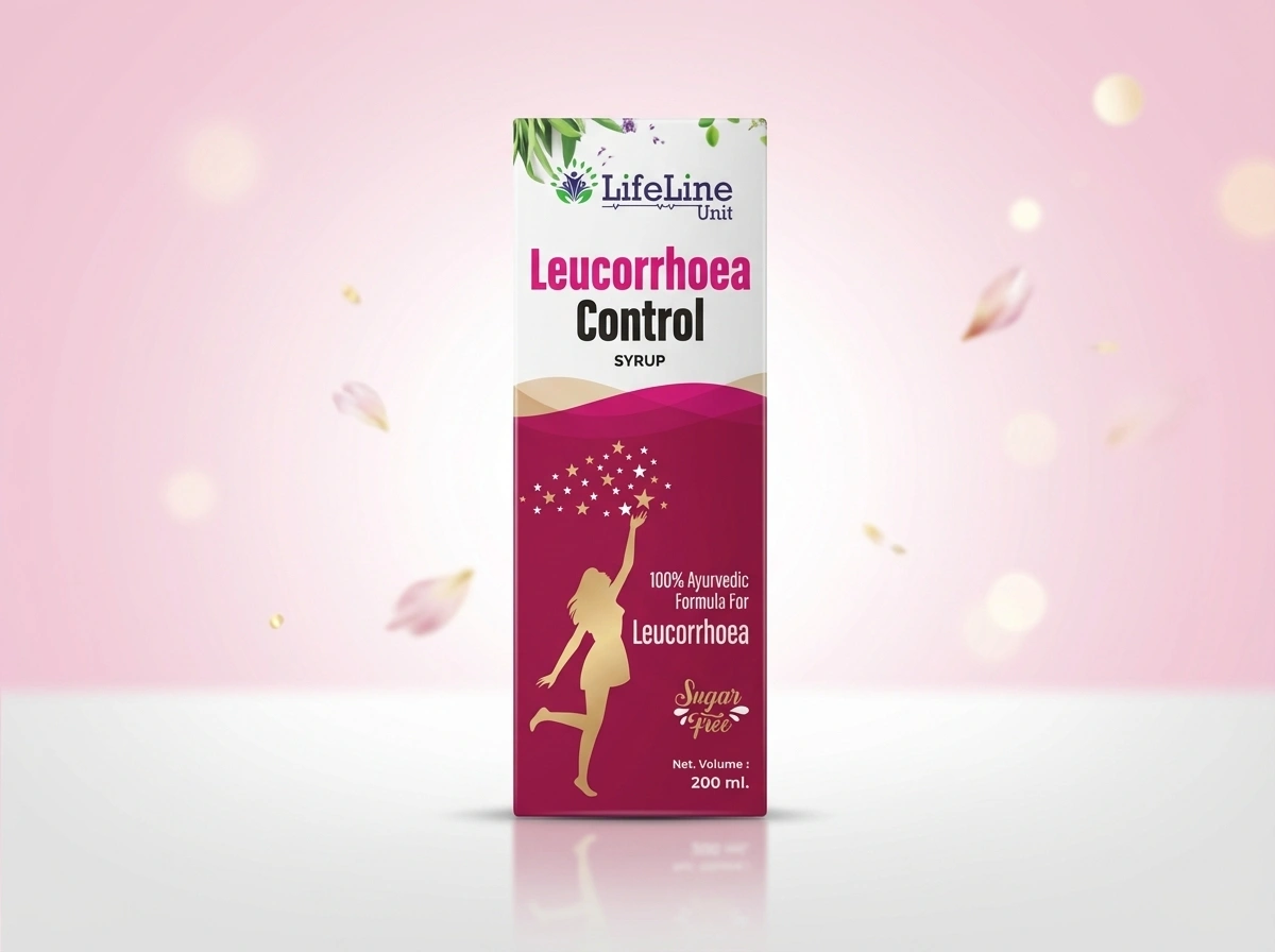 Life Line Unit Leucorrhoea Control Syrup 100% Ayurvedic Formula For Leucorrhoea Sugar Free Net Volume 200 Ml